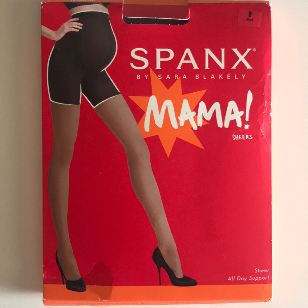 *NEW* SPANX MATERNITY BLACK SHEER